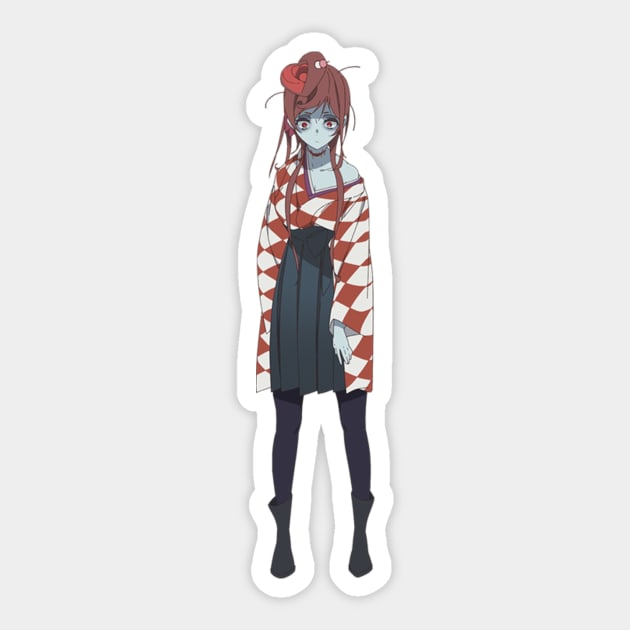 This is Yuugiri Zombie Sticker by KokoroPopShop